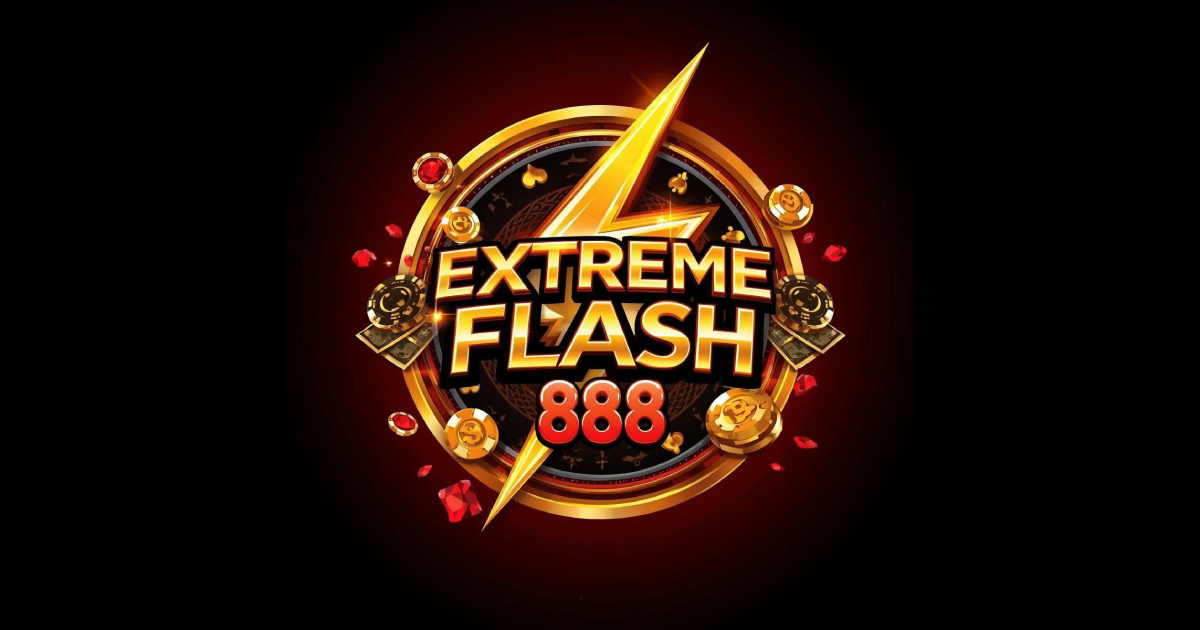 Main banner showing ExtremeFlash888 platform with fast mobile access and local payment support